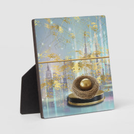 Luxury Foil Easter Card Poster Fotoplatte