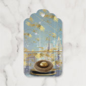  Luxury Foil Easter Invitation Card Geschenkanhänger (Rückseite)