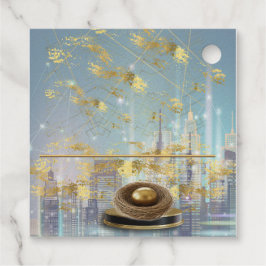 Luxury Foil Easter Invitation Card Geschenkanhänger