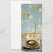 Luxury Foil Easter Menu Card Menükarte (Vorne/Hinten)