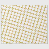 Luxury French Bulldog grafisches Muster Geschenkpapier (Flach)