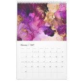 Luxury Fuchsia Floral 2025 Kalender (Feb 2027)