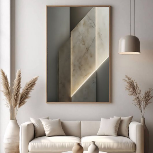 Luxury Geometric Texture Leinwanddruck