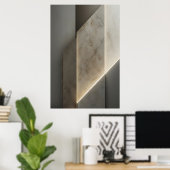 Luxury Geometric Texture Poster (Heimbüro)