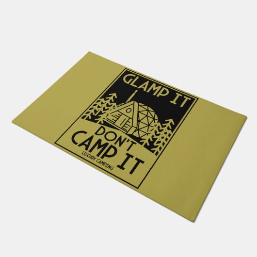 Luxury Glamping Fußmatte (Schrägansicht)