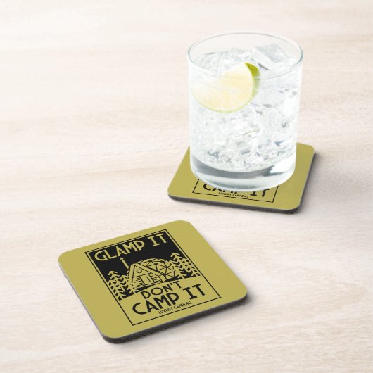 Luxury Glamping Getränkeuntersetzer (Rechte Seite)