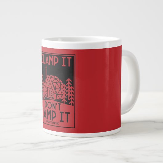 Luxury Glamping Jumbo-Tasse (Vorderseite Rechts)