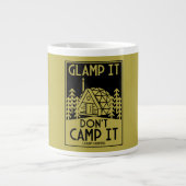 Luxury Glamping Jumbo-Tasse (Vorderseite)