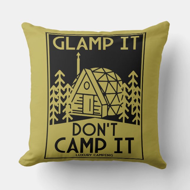 Luxury Glamping Kissen (Vorderseite)