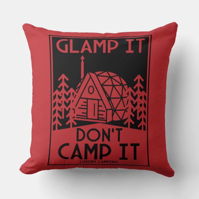 Luxury Glamping Kissen (Vorderseite)