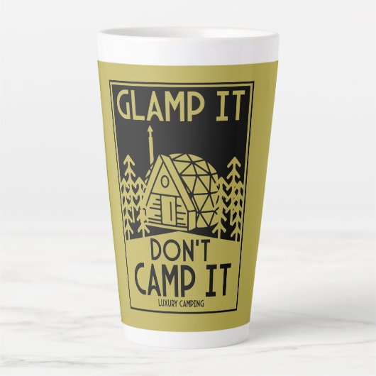 Luxury Glamping Milchtasse (Vorderseite)