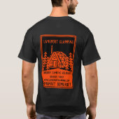 Luxury Glamping T-Shirt (Rückseite)