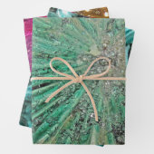 Luxury Glas Weihnachtsschmuck Juwelen Reich Geschenkpapier Set (Beispiel)