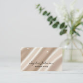 Luxury Glitter Business Card – Modern and Stylish Visitenkarte (Stehend Vorderseite)