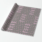Luxury glitter dots geschenkpapier (Ungerollt)