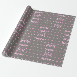 Luxury glitter dots geschenkpapier