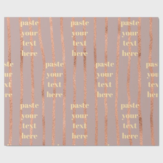 Luxury glitter stripes geschenkpapier (Flach)