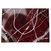 Luxury glossy red marble große geschenktüte (Vorderseite)
