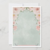 Luxury Gold Arch Wedding Invitation Einladung (Rückseite)