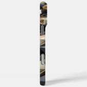 Luxury Gold Black Geometric 3D Muster Case-Mate iPhone Hülle (Rückseite / Rechts)