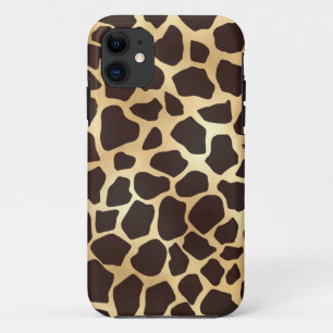 Luxury Gold Brown Giraffe Tierdruckmuster Case-Mate iPhone Hülle