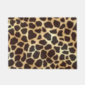 Luxury Gold Brown Giraffe Tierdruckmuster Fußmatte (Vorderseite)
