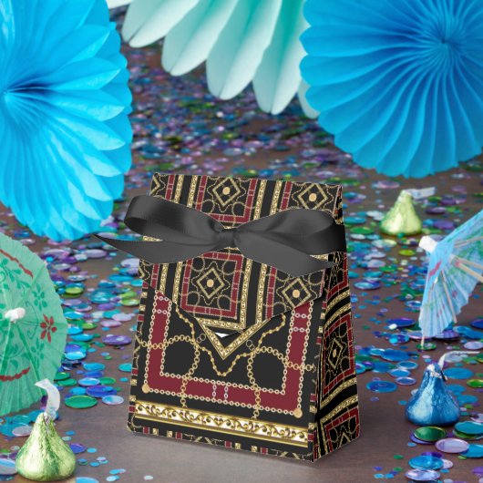 Luxury Gold Chain Baroque Elegant Vintage Design Geschenkschachtel (Party)