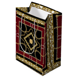 Luxury Gold Chain Baroque  Elegant Vintage Design Mittlere Geschenktüte