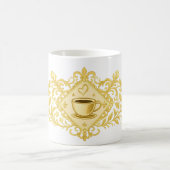 Luxury Gold Coffee Mug: Royal Ornamentation Kaffeetasse (Mittel)