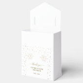 Luxury Gold Confetti 50. Hochzeitstag Geschenkschachtel (Geöffnet)