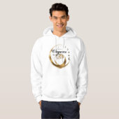 Luxury Gold Confetti Milestone Celebration Pullove Hoodie (Vorne ganz)