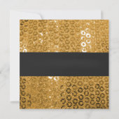 Luxury Gold Crown Little Prince Baby Dusche Einladung (Rückseite)