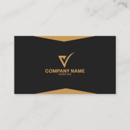 Luxury Gold Elegant Business Card Professional Visitenkarte