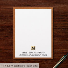 Luxury Gold Erstklassige Business Letterhead Briefbogen