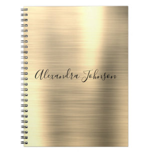 Luxury Gold Foil Beruflich Girl Notizblock