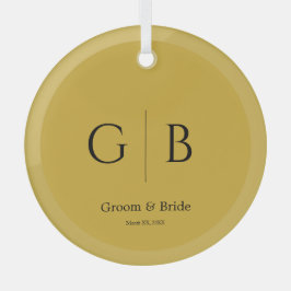 Luxury Gold Glass Ornament For Wedding Celebration