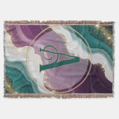 Luxury Gold Glitter Marble Pattern Decke (Vorderseite)