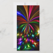 Luxury Gold Glitter New Years Eve Party Invitation Feiertagskarte (Rückseite)