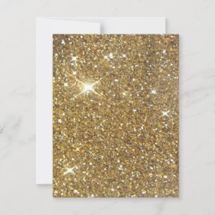 Luxury Gold Glitzer - Druckbild Einladung