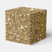 Luxury Gold Glitzer - Druckbild Geschenkschachtel (Rückseite)