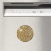 Luxury Gold Glitzer - Druckbild Magnet (In Situ (Geschirrspüler))