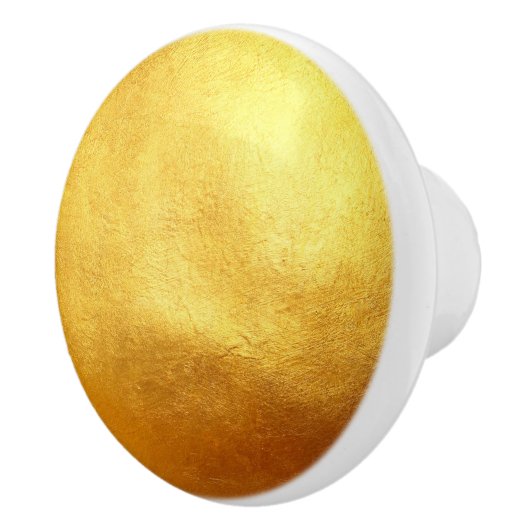 Luxury Gold Leaf Metallic teurer Trendy Keramikknauf (Rechts)