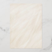 Luxury Gold Mandala Muslim Wedding Nikah Folieneinladung (Rückseite)