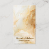 Luxury Gold Marble  Visitenkarte (Vorderseite)