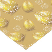 Luxury Gold Oaster Eggs Kurzer Tischläufer (Ecke)