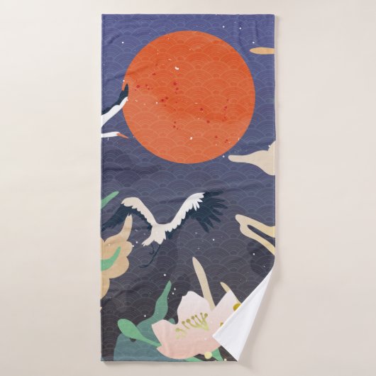 Luxury gold oriental style background. Chinese and Badehandtuch (Badehandtuch)