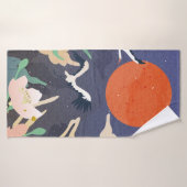 Luxury gold oriental style background. Chinese and Badehandtuch (Badehandtuch)