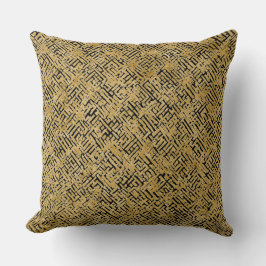 Luxury Gold Pattern ,Gold Black Kissen