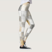 Luxury,Gold Pixels and Chessboard Leggings (Rechts)