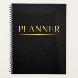 Luxury Gold Planner with Glow Line Planer